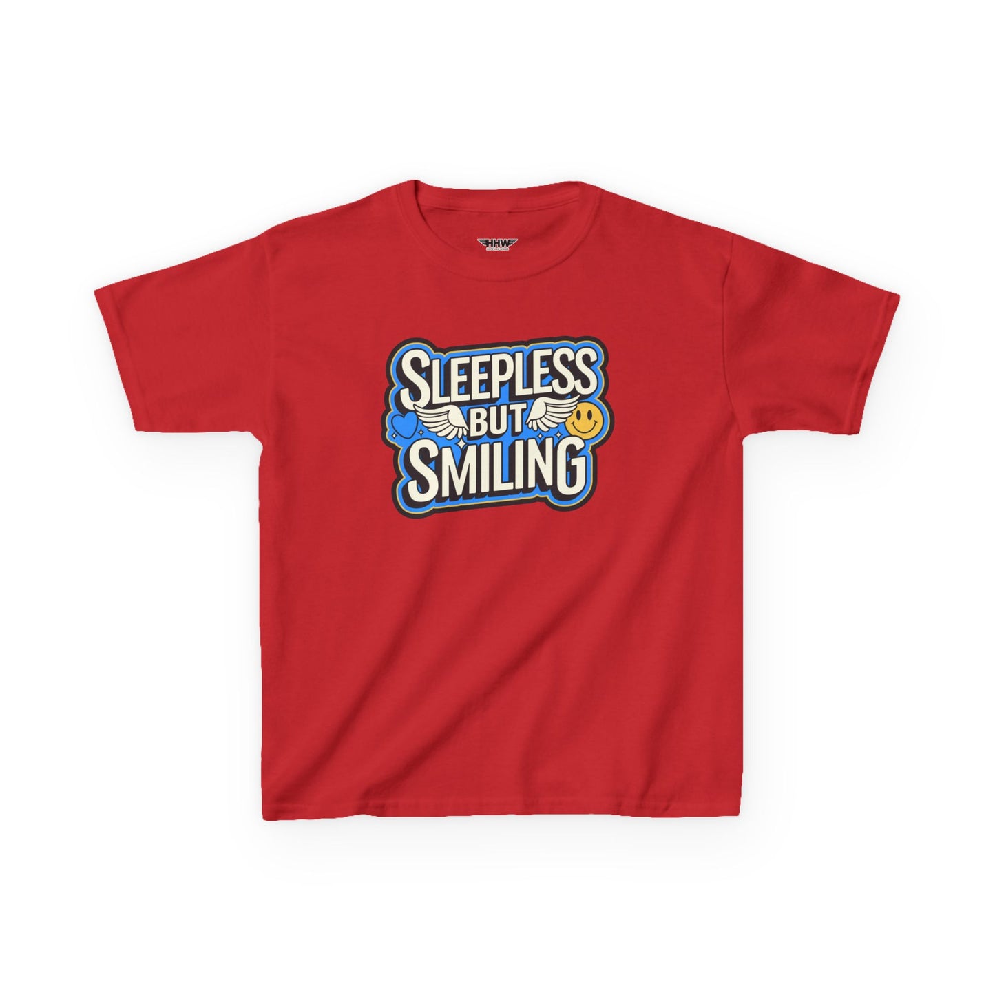 Sleepless But Smiling - Kids Tee