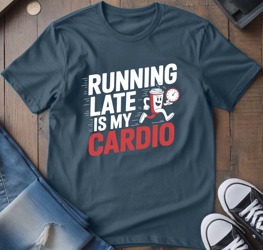 Running Late Is My Cardio T-Shirt