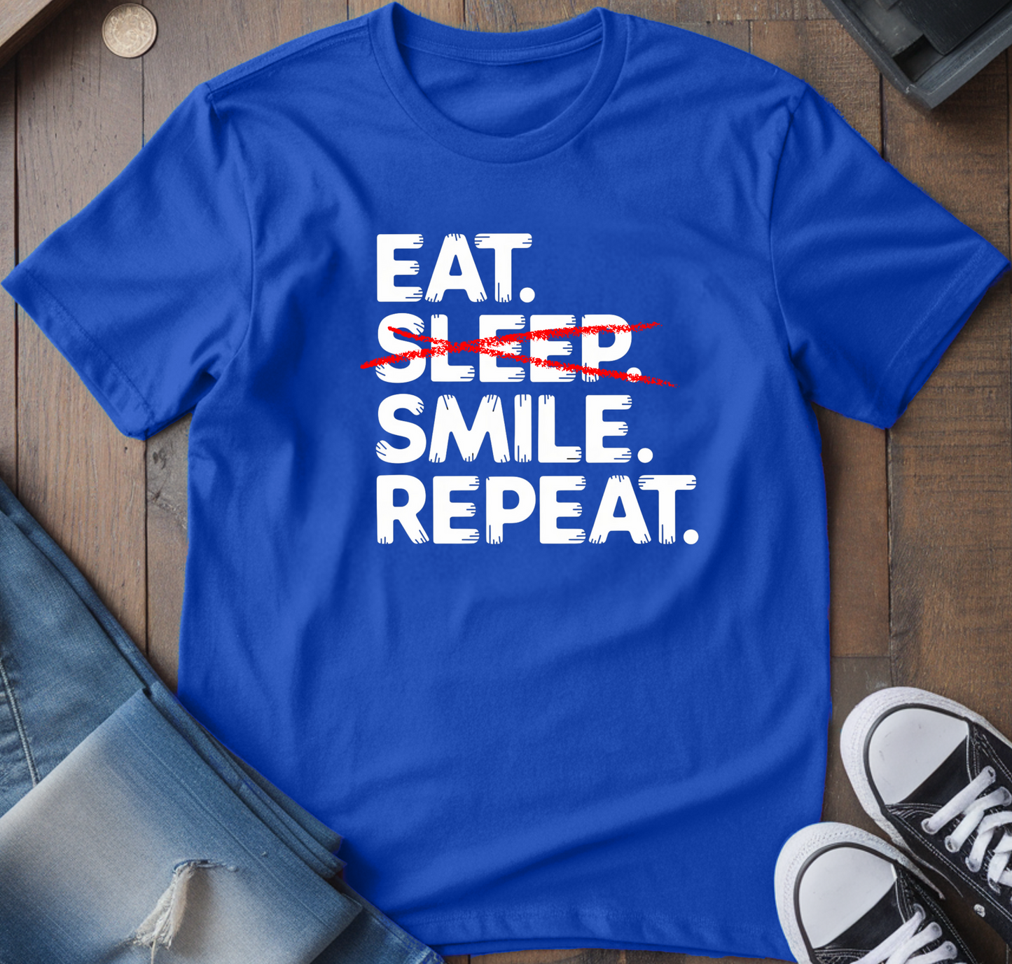 Eat. Sleep. Smile. T-Shirt