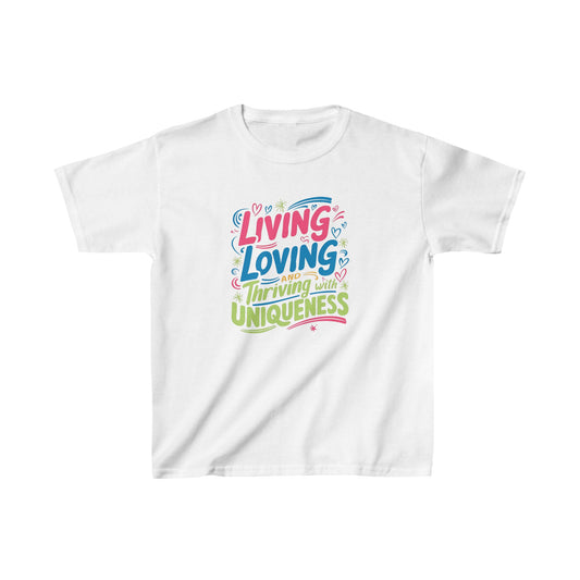 Thriving With Uniqueness Kids Tee