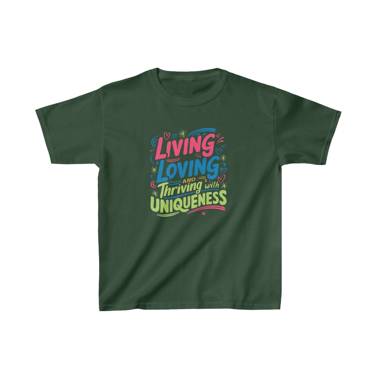 Thriving With Uniqueness Kids Tee