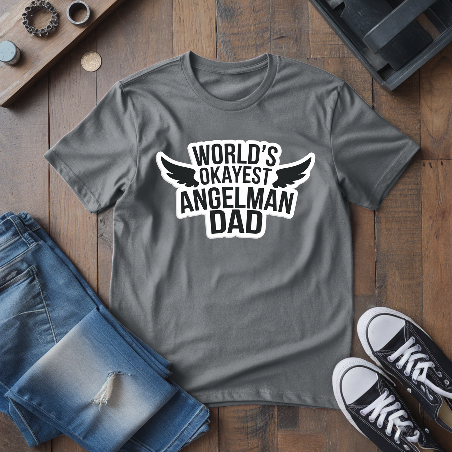 World's Okayest Dad T-Shirt