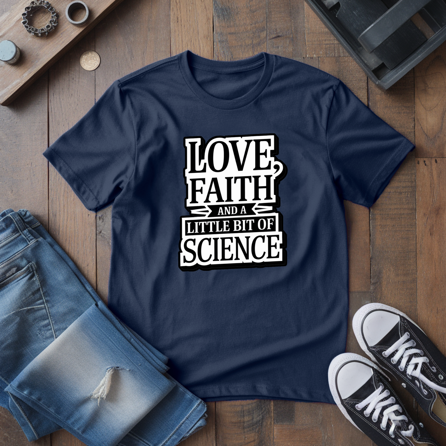 Love, Faith & Science T-Shirt