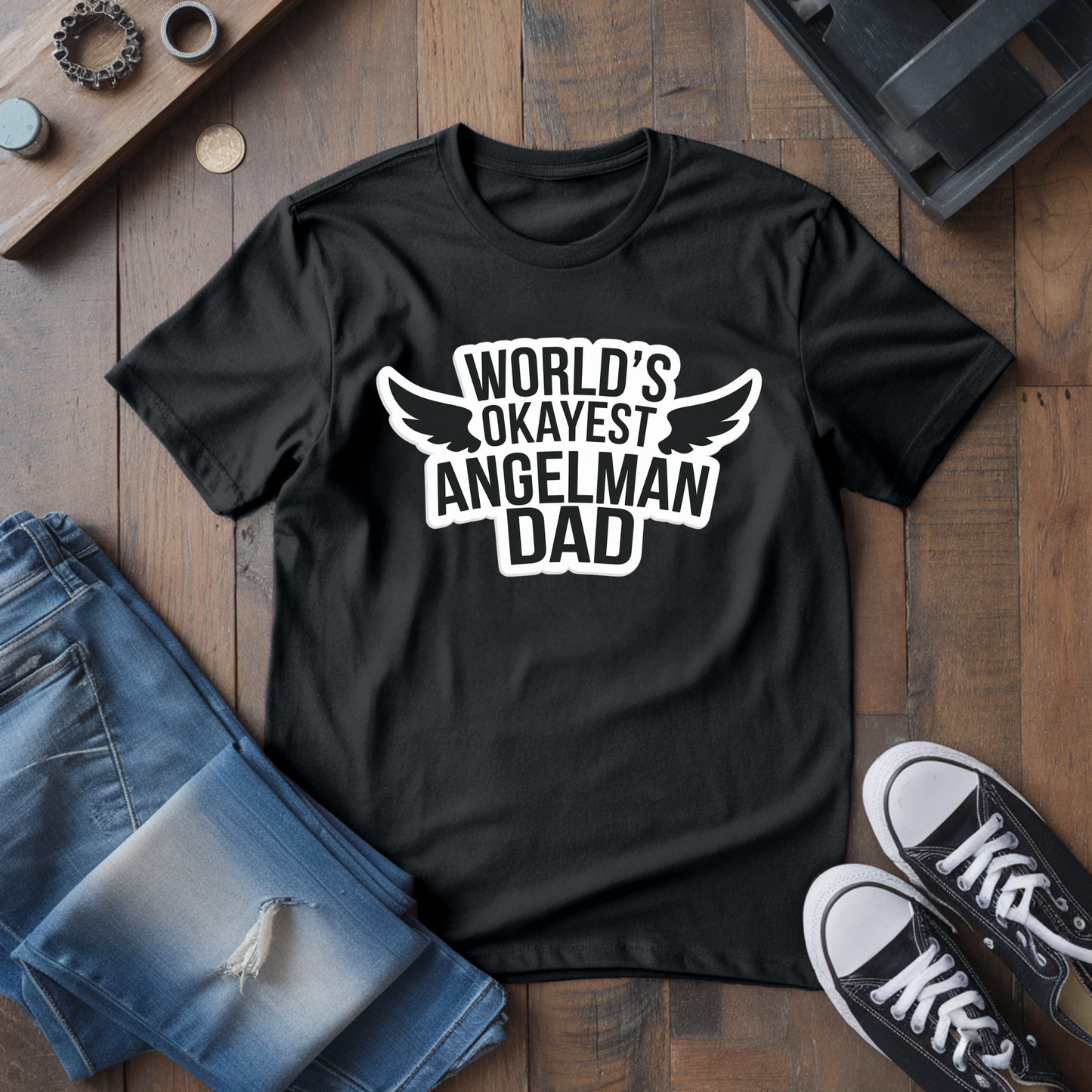 World's Okayest Dad T-Shirt