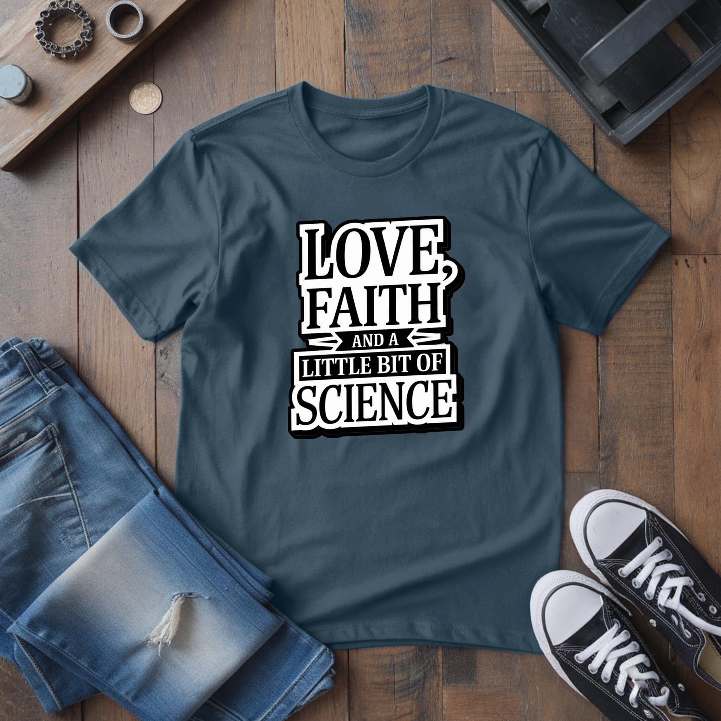 Love, Faith & Science T-Shirt