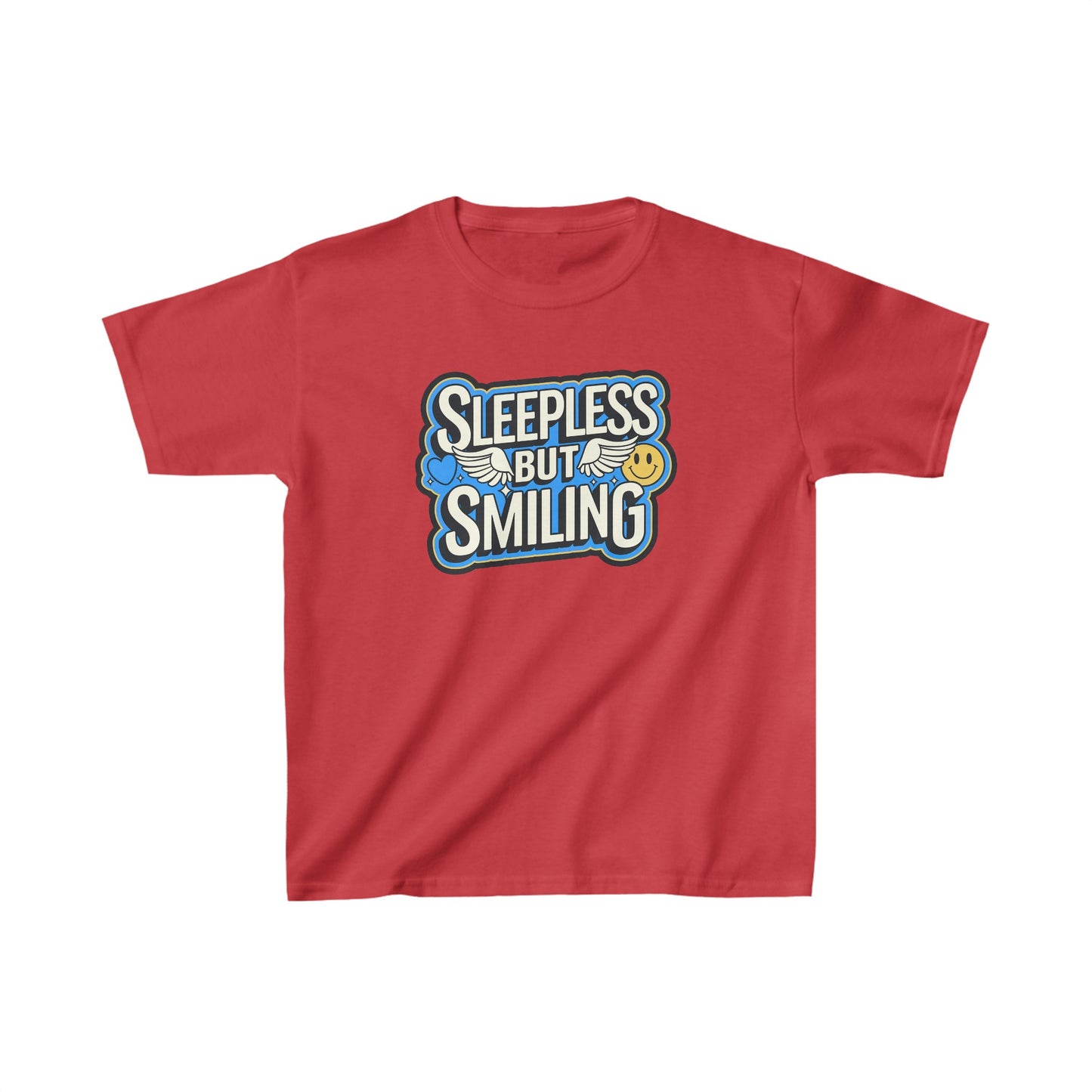 Sleepless But Smiling Kids T-Shirt