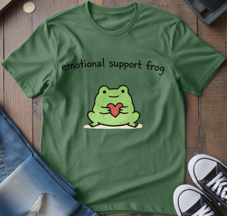 Emotional Support Frog T-Shirt