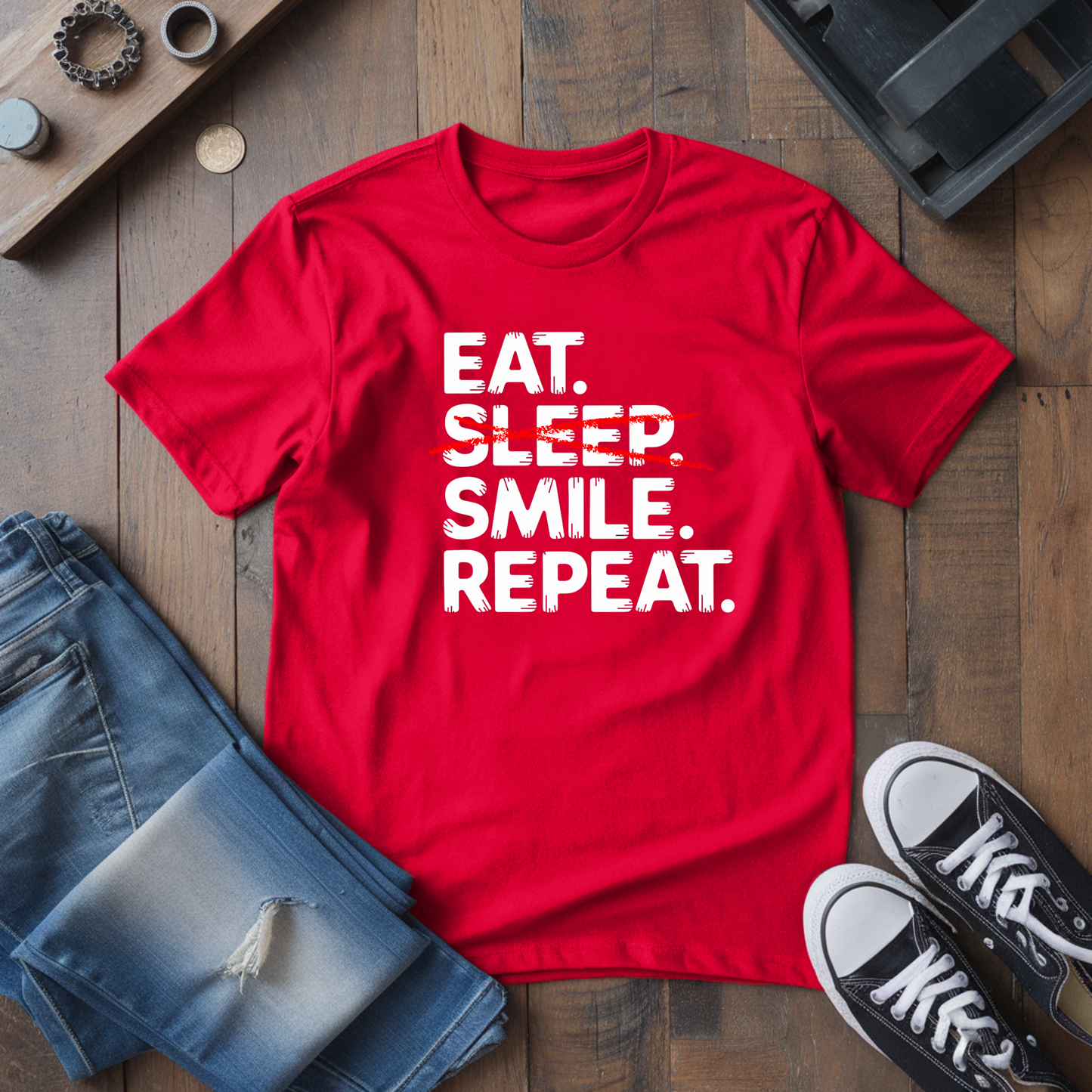 Eat. Sleep. Smile. T-Shirt