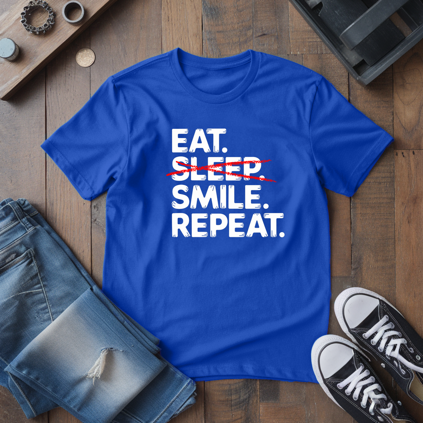 Eat. Sleep. Smile. T-Shirt