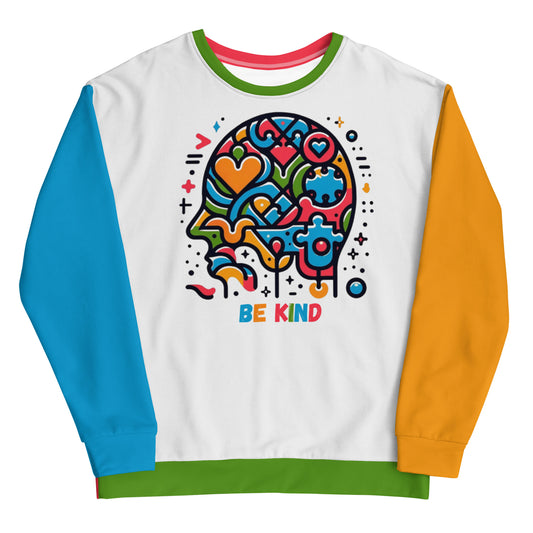 BE KIND - Colorful Unisex Sweatshirt