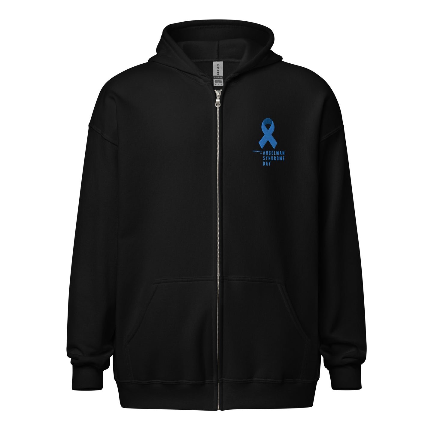 February 15 - ASD - Embroidered Heavy Blend Zip Hoodie