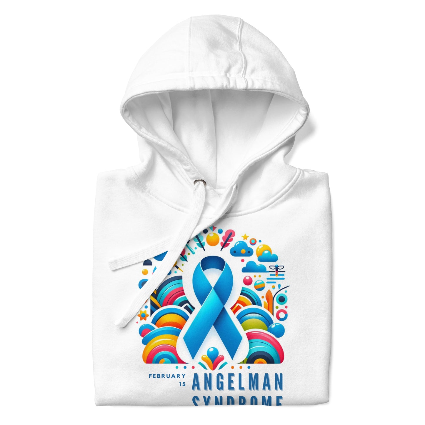 Angelman Syndrome Day - White Hoodie