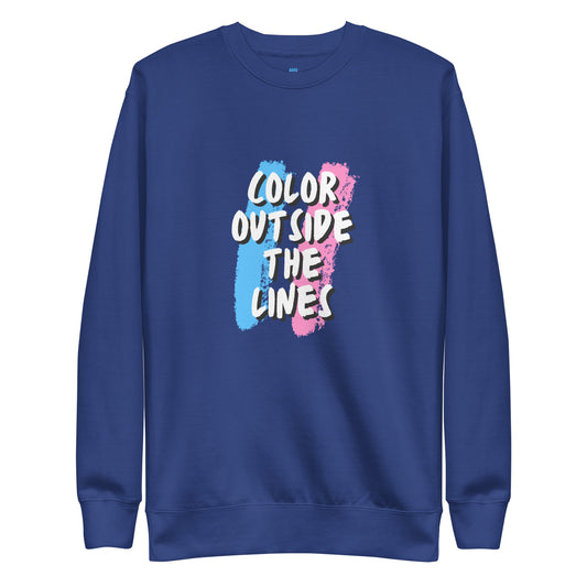 Color Outside The Lines - Unisex Sweatshirt